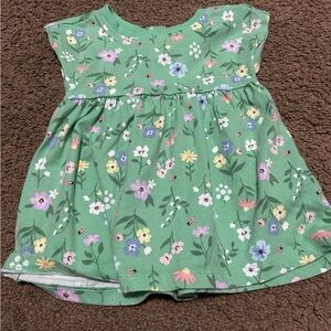 Garanimals Green Floral Kids Dress